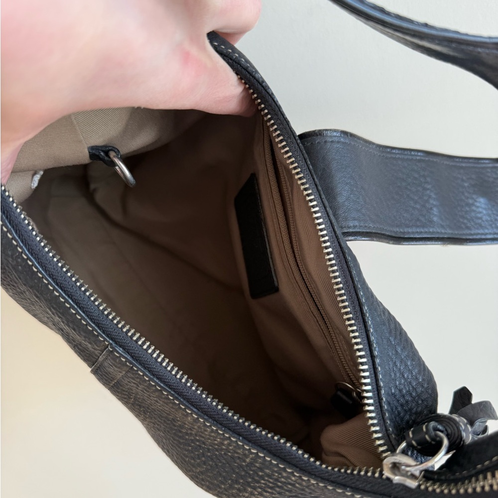 Coach Vintage Y2K Soho Buckle Hobo Bag 5054 - Black Pebbled Leather - Picture 14 of 15